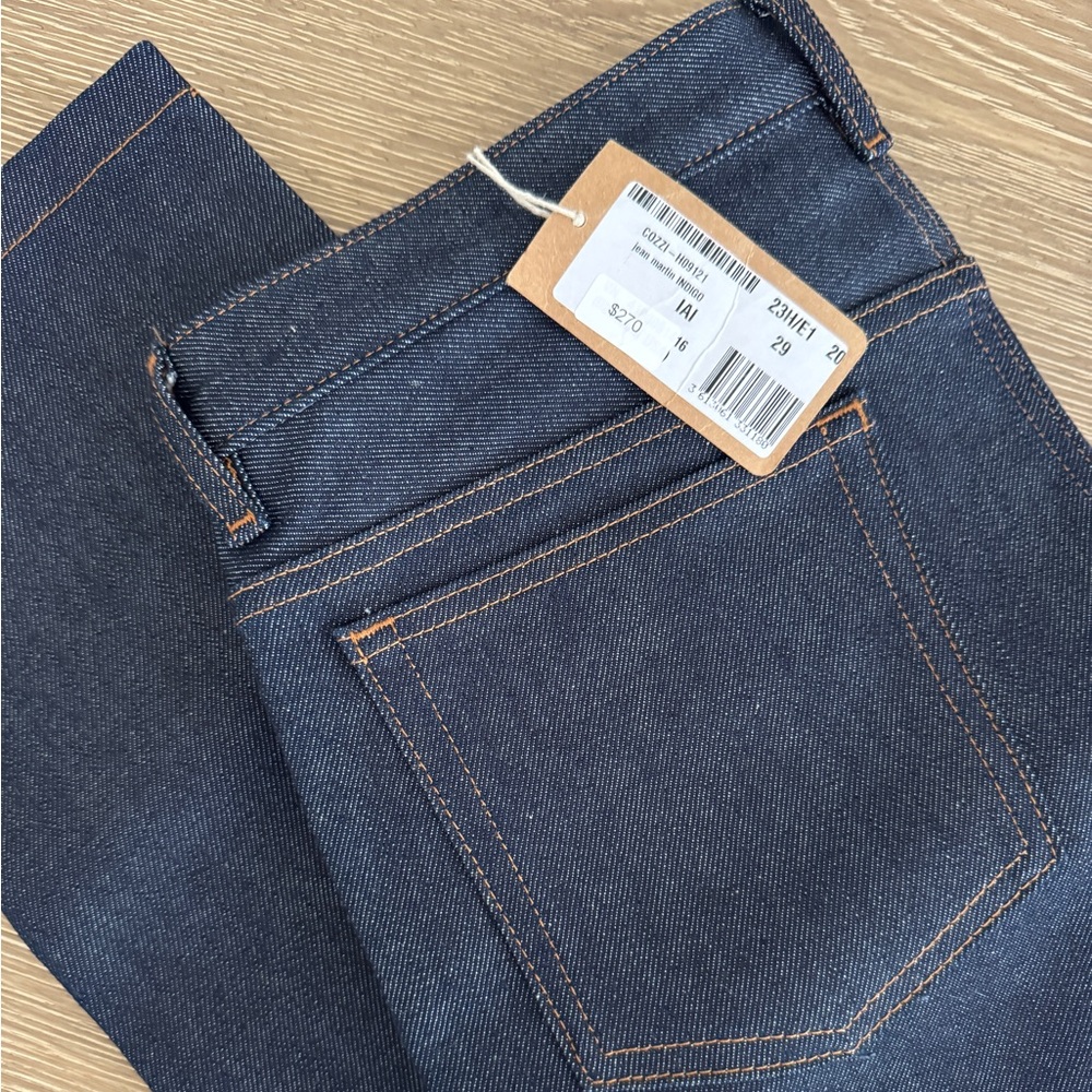 NWT APC Martin indigo jeans 29
